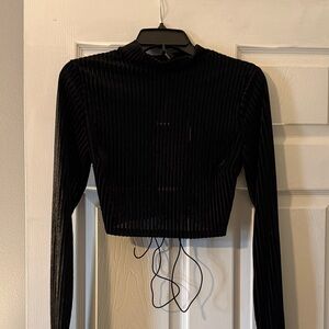 Windsor sheer long sleeve